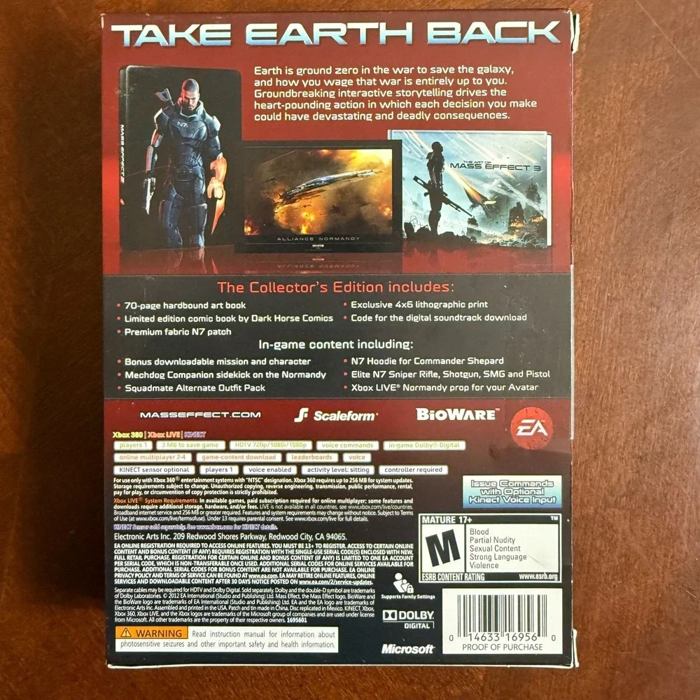 Mass Effect 3 -- N7 Collector's Edition Microsoft Xbox 360,‎ 2012
